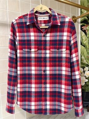 The Normal Brand Flannel Button Up Shirt Plaid